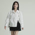 Cut-Out Ribbon Sleeve Shirt